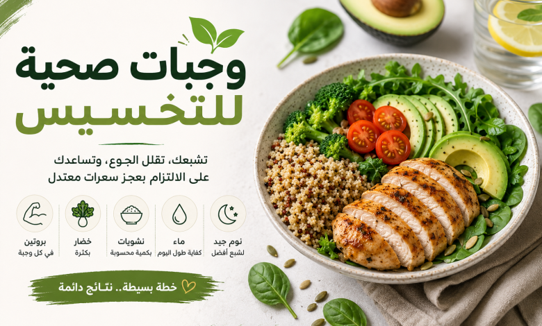 وجبات صحية للتخسيس ت